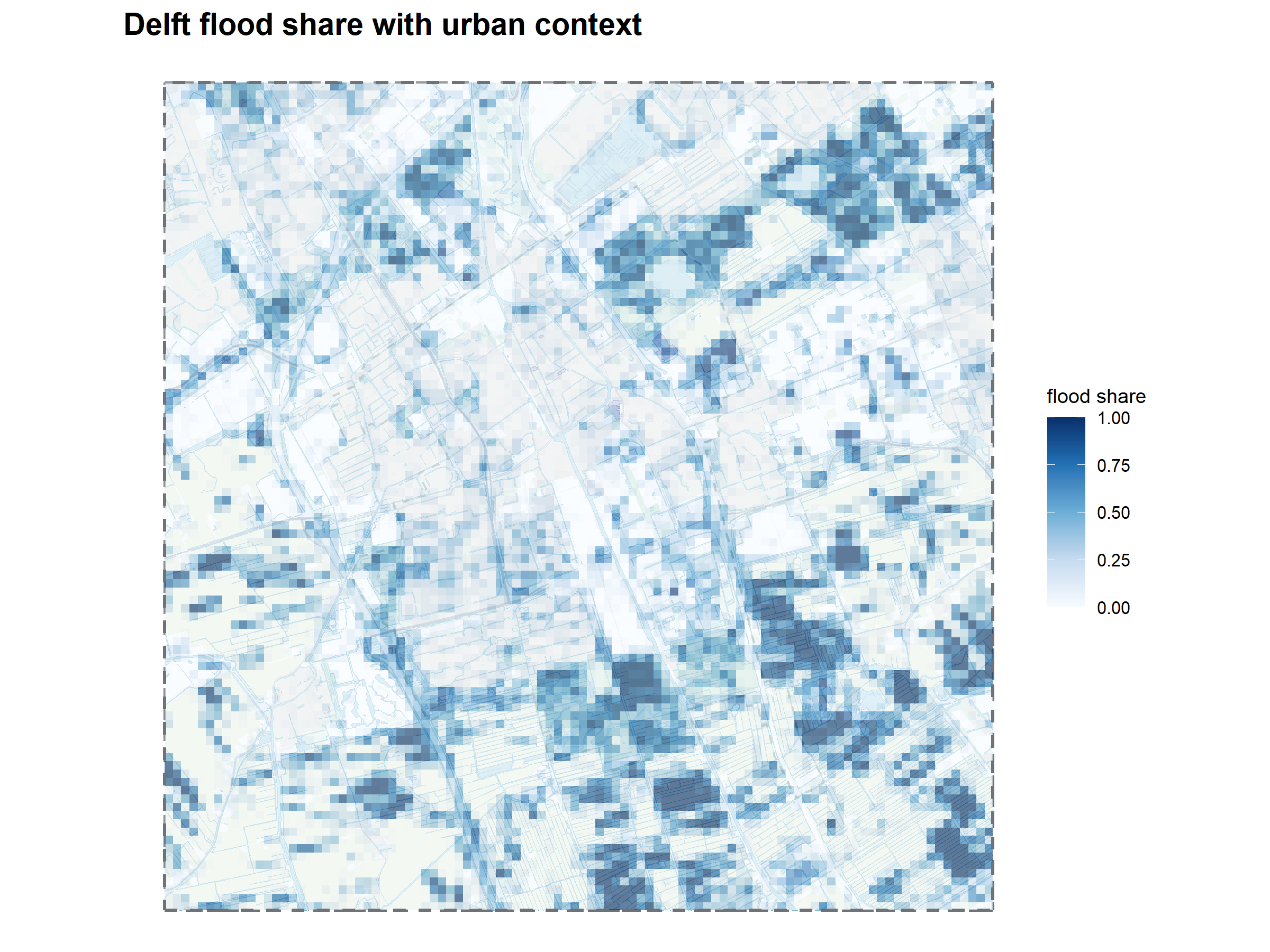 Delft flood share.