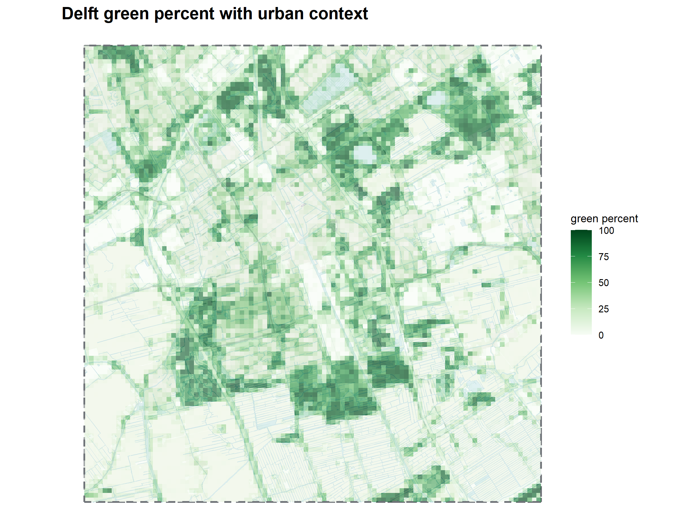 Delft green percentage.